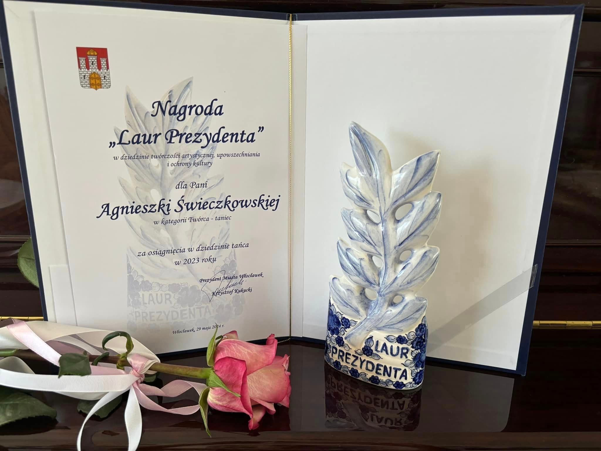 Nagroda Prezydenta Włocławka za osiągnięcia w dziedzinie twórczości artystycznej 2024 💃